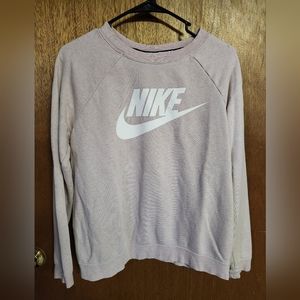 Blush nike sweatshirt